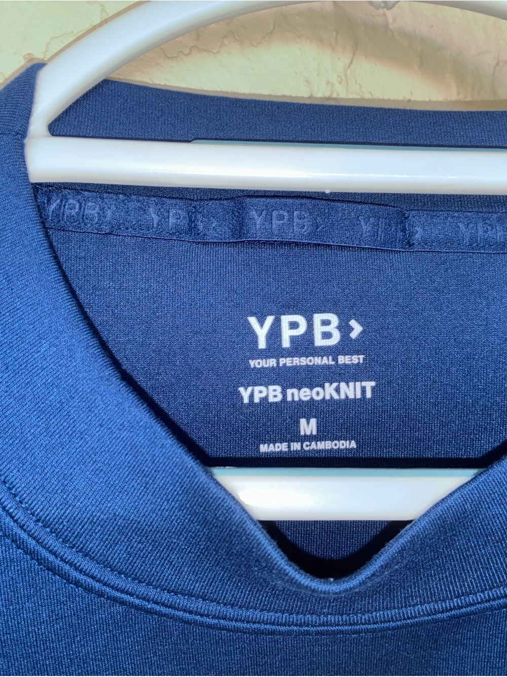 Cropped Crewneck Sweatshirt in Cobalt Blue - Picture 2 of 4